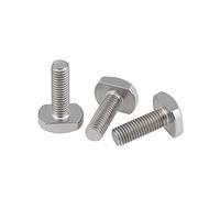 BOZONLI T-Slot Bolts Carbon Steel Hammer Head Bolt T Bolts for Woodworking, M10×40mm,2 pcs