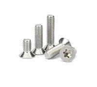BOZONLI Torx Bolts M3 - TX Socket Countersunk Machine Screws Bolts M3×4mm,100 pcs