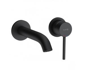 BOZZ Concealed 2-hole wall-mounted basin mixer, Matt black (382443976)