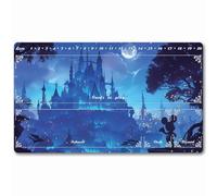 Bozzhen Lorcana Playmat Compatible TCG MTG Gaming Mat Non-Slip Rubber with Zones 24x14 Inches (dsy003)