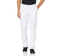 BP 1359-558-21-46n, Men's trousers, with pleats and pockets 245,00 g/m², fabric blend white, 31/32n