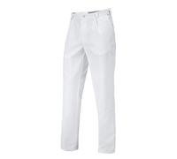BP 1359-558-21-62n, Men's trousers, with pleats and pockets 245,00 g/m², fabric blend white, 45/46n