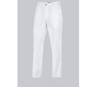 BP 1368-686-21-58n, Men's trousers, with pockets 230,00 g/m², fabric blend with stretch white, 41/42n