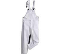 BP 1413-060-21-46, Bib & brace, Fabric braces with rubber insert 300,00 g/m², Pure cotton white, 31/32