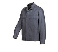 BP 1485-060-53-57/59, Work jacket, Concealed press-stud band and pockets 300,00 g/m², Pure cotton dark grey, 44/46l