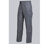 BP 1486-060-53/28/29, Work trousers, with elasticated back 300,00 g/m², Pure cotton, Color dark grey, Size 28/29