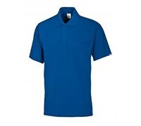 BP 1612-181-13-XL, Unisex polo shirt, 1/2 sleeve, polo collar with button facing, 70 cm 220,00 g/m², fabric blend royal blue, XL