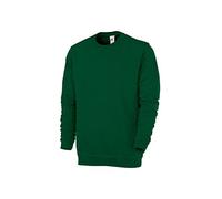 BP 1623-193-74-2XL, Unisex sweatshirt, Long sleeve, round neck, knitted cuffs and hem 320,00 g/m², Reinforced cotton mid green, 2XL