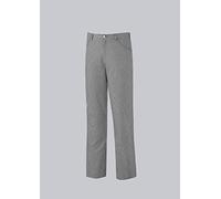 BP 1643-801-33-Ln, Unisex trousers, Jeans style with adjustable elasticated back 215,00 g/m², fabric blend black-white check pattern, Ln