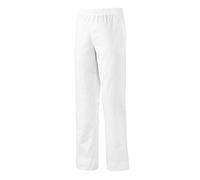BP 1645-130-21/Ln, Unisex trousers, with elasticated waist 205,00 g/m², Pure cotton, Color white, Size Ln