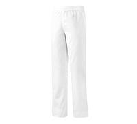 BP 1645-400-21/Ls, Unisex trousers, with elasticated waist 215,00 g/m², fabric blend, Color white, Size Ls