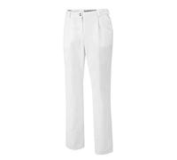 BP 1647-400-21/24n, Women's trousers, with pleats and pockets 215,00 g/m², fabric blend, Color white, Size 24n