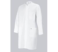 BP 1654-400-21-Ls, Unisex coat, Long sleeve, stand-up collar 215,00 g/m², fabric blend white, Ls