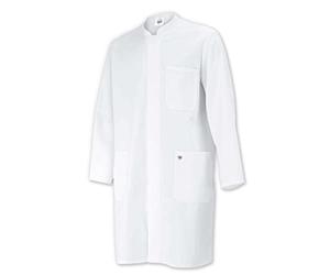 BP 1654-400-21-Ss, Unisex coat, Long sleeve, stand-up collar 215,00 g/m², fabric blend white, Ss