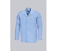 BP 1670-500-11 Unisex Jacket, 1/1 Sleeve With Adjustable Slit On Cuff, 210,00 G/M², Fabric Blend, Light Blue, Size Xsn