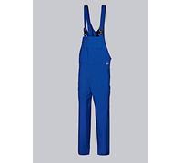BP 1681-558-13 Unisex Work Bib & Brace, With Elasticated Adjustable Waist, 245,00 G/M², Fabric Blend, Royal Blue, Size Ls