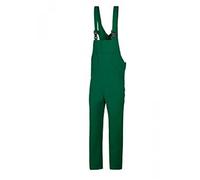 BP 1681-558-74 Unisex Work Bib & Brace, With Elasticated Adjustable Waist, 245,00 G/M², Fabric Blend, Mid Green, Size 3Xln