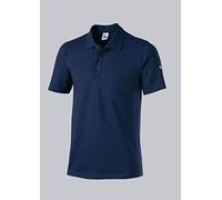 BP 1712-230-110 Unisex Polo Shirt, 1/2 Sleeve, Polo Collar With Button Facing, 70 Cm, 195,00 G/M², Cotton With Stretch, Night Blue, Size 4Xl