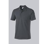 BP 1712-230-56 Unisex Polo Shirt, 1/2 Sleeve, Polo Collar With Button Facing, 70 Cm, 195,00 G/M², Cotton With Stretch, Anthracite, Size 4Xl