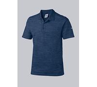 BP 1712-232-110 Unisex Polo Shirt, Space-Dye Fabric, 1/2 Sleeve, Polo Collar, 195,00 G/M², Fabric Blend With Stretch, Space Blue, Size 4Xl