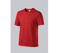 BP 1714-235-81 Unisex T-Shirts, Space-Dye Fabric, 1/2 Sleeve, Round Neck, 170,00 G/M², Fabric Blend With Stretch, Space Red, Size S