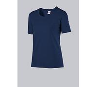 BP 1715-234-110 Women'S T-Shirt, 1/2 Sleeve, Round Neck, Length 62 Cm, 170,00 G/M², Cotton With Stretch, Night Blue, Size L