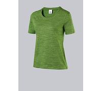 BP 1715-235-178 Women'S T-Shirt, Space-Dye Fabric, 1/2 Sleeve, Round Neck, 170,00 G/M², Fabric Blend With Stretch, Space New Green, Size M