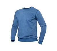 BP 1720-293-116 Unisex Sweatshirt, Slim Silhouette, Long Sleeve And Round Neck, 280,00 G/M², Reinforced Cotton, Azure Blue, Size 4Xl