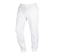 BP 1737-334-0021-Sn Stretch Fabric Comfort Trousers for Men, 40% Cotton, 35% Polyester, 25% Elastomultiester, White, Sn Size