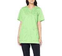 BP 1740-435-78 Women'S Slip-On Tunic, 1/2 Sleeve, V-Neck With Narrow Press-Stud Band, 180,00 G/M², Fabric Blend, Light Green, Size Xl