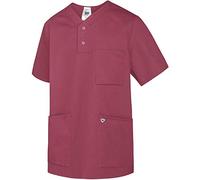 BP 1741-435-182/2XL, Unisex slip-on tunic, 1/2 sleeve, V-neckvwith arm-lift system 180,00 g/m², fabric blend, Color blackberry, Size 2XL