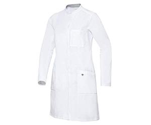 BP 1752-130-0021/8n, Women's doctor's coat, Long-sleeve, arm-lift system 205,00 g/m², Pure cotton, Color white, Size 8n