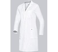 BP 1754-130-21 Women's Doctor's Coat, Long-Sleeve, Arm-Lift System, 205,00 G/M², Pure Cotton, White, Size