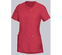 BP 1764-241-0188-2XLn Super Light Fabric Tunic for Women, 49% Cotton, 48% Polyester, 3% Elastolefin, Coral, 2XLn Size