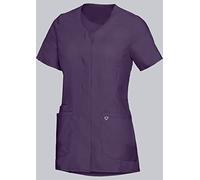 BP 1764-241-0890-XLn Super Light Fabric Tunic for Women, 49% Cotton, 48% Polyester, 3% Elastolefin, Aubergine, XLn Size