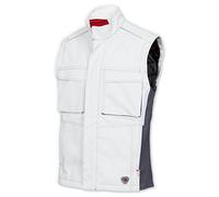 BP 1786-555-21 Thermal Waistcoat, Padded With Thermal Quilted Lining, 295,00 G/M², Fabric Blend, White/Dark Grey, Size 2Xl