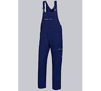 BP 1797-720-56-42n, Work trousers, with double waist button and elasticated back 305,00 g/m², Reinforced cotton anthracite/night blue, 28/29n