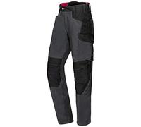 BP 1820-565-5632-35/36L Fabric Blend with Stretch Work Trousers for Men, Higher Waist at Back, 65% Polyester/35% Cotton, Anthracite/Black, 35/36L Size