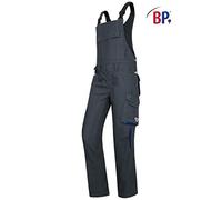 BP 1825-032-5632 Men'S Work Trousers, Higher Waist At The Back, 270,00 G/M², Fabric Blend With Stretch, Anthracite/Black, Size 33L