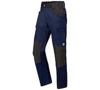 BP 1826-033-1432-31/32n Fabric Blend with Stretch Work Trousers for Men, High Waist at Back, 70% Cotton/28% Polyester/2% Elastane, Night Blue/Black, 31/32N Size