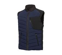 BP 1832-801-1432-Ln Thermal Vest with Thermal Quilted Lining Padded, 100% Polyester, Night Blue/Black, L Size