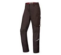 BP 1961-570-0048-12L Fabric Blend with Stretch Slim Silhouette Work Trousers for Women, 65% Polyester/35% Cotton, Brown, 12L Size