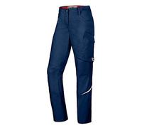 BP 1961-570-0110-28n Fabric Blend with Stretch Slim Silhouette Work Trousers for Women, 65% Polyester/35% Cotton, Night Blue, 28N Size