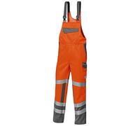 BP 2214-840-8553-34L Stretch Braces with Clip Fastenings, 31% Polyester/28% Modacrylic/20% Viscose/20% Aramid/1% Other Fibres, Warning Orange/Dark Grey, 34L Size