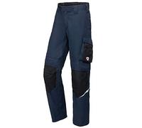BP 2436-581-1432-47/48n Work Trousers for Men, Slim Silhouette with High Waist at Back, 35% Aramid/30% Modacrylic/25% Cotton/9% Polyamide/1% Other Fibres, Night Blue/Black, 47/48N Size