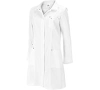 BP 4874-684-21 Women`S Coat, Long Sleeve, Turn-Down Collar, 200,00 G/M², Fabric Blend With Stretch, White, Size 10