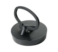 Mcalpine Bath and Kitchen PVC Plug with Handle 1.75" (Fits 1.5" Waste) Black - BP4H