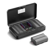BP511 (2500mA) Camera Battery Multifunctional Charger Set (Including Two Batteries) Compatible with Canon EOS 50D 40D 30D 20D 10D 1D 5D D30 D60 PowerShot G6 G5 G3 G2 G1 Pro 90 ZR10 20 30 Cameras