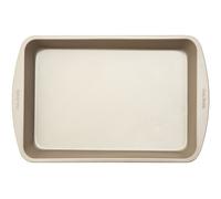 BPA Free 38cm Roasting Pan, Champagne Finish Roasting Dish For Kitchen, Elegant Roasting Pan For Baking Premier Housewares Gold One Size