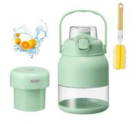 BPA-Free Electric Citrus Juicer 17 Oz Portable Blender, Portable Blender with Straw, Two Lids, Juice Blenderbottles for Smoothies, Shakes, Food(Style A)